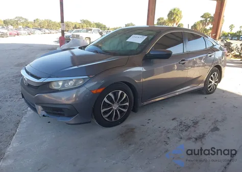 2017 Honda Civic Lx from USA, damaged, VIN 19XFC2F5XHE055705